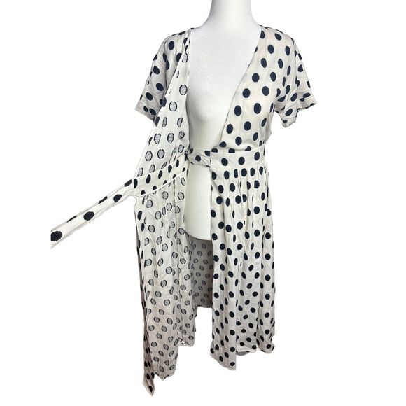 Sezane Robe‎ Marielle Black Dots Ecru Background Dress Size 34 US 2 Women’s - Picture 5 of 8